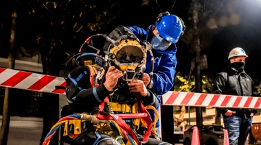 Con “mini-submarinos” AySA inspecciona ríos subterráneos