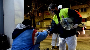 Operativo contra el frío en La Plata: paradores, comidas calientes y abrigos