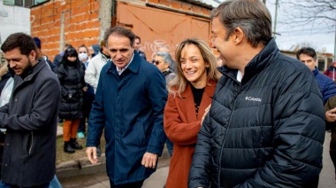 Galmarini y Katopodis habilitaron una red secundaria cloacal en Almirante Brown