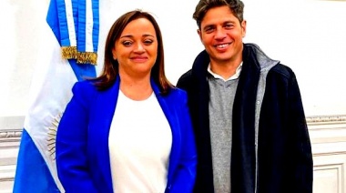 Moreau recibió a Kicillof en su primer día como presidenta de Diputados