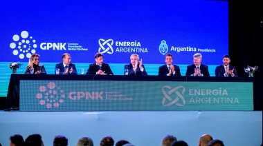 Alberto y Massa acompañaron a Kicillof en la presentación del Gasoducto Néstor Kirchner