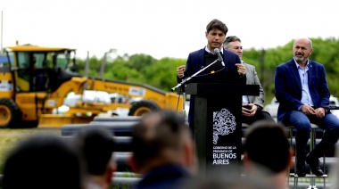 Kicillof puso en marcha la construcción de una planta potabilizadora en Ensenada