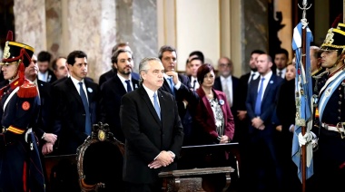 Cuál fue el motivo que dio Alberto para justificar su ausencia en el acto de Cristina