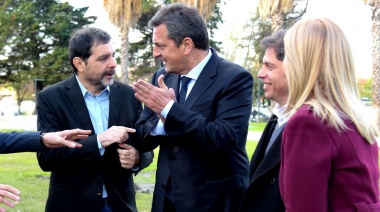 Massa y Kicillof juegan en la interna de San Martín con apoyo a la candidatura de Moreira