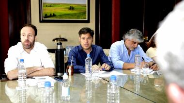 Reunión de urgencia: Kicillof recibió a los gremios estatales para discutir paritarias