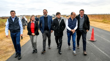 Kicillof inauguró una obra de suministro de gas natural y chicaneó a Milei: “Esto no lo hizo el mercado”