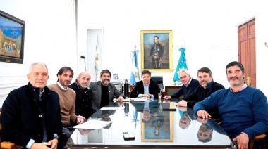 Kicillof congregó a intendentes de la Región Capital para concretar obras del Canal Magdalena