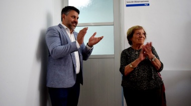 Hourcade encabezó la inauguración del nuevo sector de la Guardia en el Hospital “Santa María Magdalena”