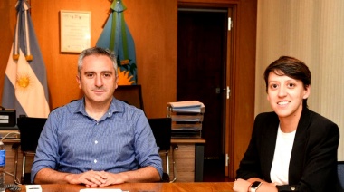 Lucía Gómez se reunió con Larroque para avanzar en políticas de desarrollo social en Chaves Municipio