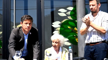 Kicillof y Estela de Carlotto inauguraron la puesta en valor del espacio para la memoria de la ex comisaría 5ta