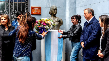 Cascallares visitó el PJ de Almirante Brown en el marco del natalicio de Eva Perón