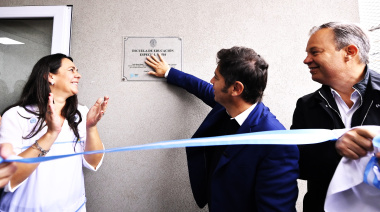 Kicillof y Cascallares inauguraron una escuela en Almirante Brown y criticaron el “abandono” de Milei