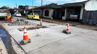 El municipio de Chaves avanza con obras de bacheo y reparación de calles