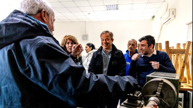 Cascallares inauguró obras de ampliación de la Escuela Técnica N°4 en Brown