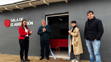 Lucía Gomez y el gobierno bonaerense inauguraron una sala de elaboración de alimentos en Chaves
