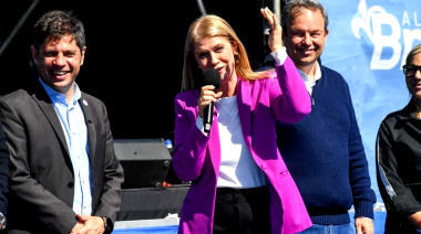 Magario y Cascallares de recorrida por Brown: un llamado para que la gente diga “pará, Milei”