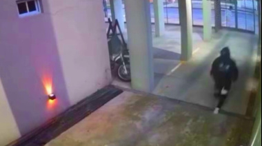 Forzaron las rejas de un garaje e ingresaron a robar un edificio del Conurbano