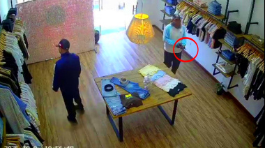 En tres minutos y a mano armada, desvalijaron una boutique de La Matanza