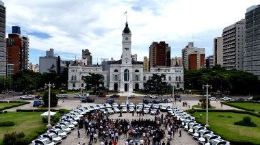 Kicillof y Alak reforzaron la seguridad en La Plata con más de 40 móviles policiales