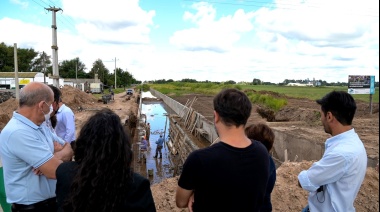 Bianco y Zurro recorrieron obras en Pehuajó y destacaron el trabajo conjunto