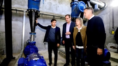 Kicillof encabezó la inauguración de obras de agua potable en General Madariaga
