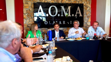 Kicillof dialogó con representantes del Agro en Olavarría