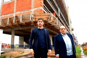 Kicillof visitó a uno de los últimos barones del Conurbano e inauguró obras en Berazategui