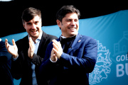 Kicillof visitó Morón e inauguró obras en medio de la interna peronista que atraviesa el distrito