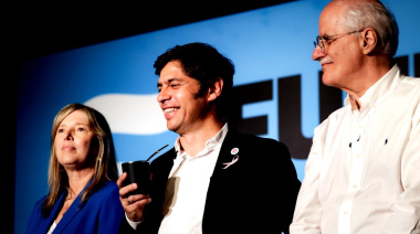 Kicillof se mostró junto a Taiana y criticó la campaña de Milei tras los dichos de Trump