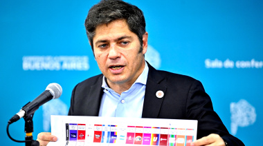 Kicillof presentó la Boleta Única de Papel y llamó a “votar a los que no le mientan al pueblo”