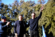Kicillof y Katopodis inauguraron obras y arrancaron la campaña para las legislativas bonaerenses