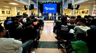 Cascallares presidió la apertura del Consejo de Centros de Estudiantes de Almirante Brown