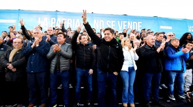 Nació el kicillofismo: Kicillof encabezó masivo acto y pidió construir una “alternativa popular”
