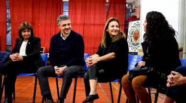 Bullrich acompañó a Jorge Macri y Acuña en encuentro con jóvenes porteños