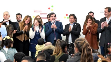 Kicillof se mostró en La Plata con Garro, Saintout y Victoria Tolosa Paz