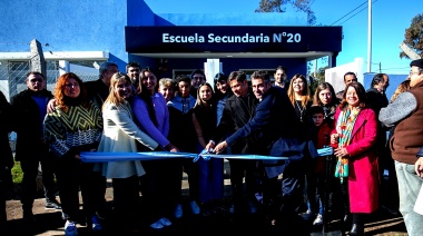 Kicillof inauguró en Pilar el edificio de la Secundaria N° 20