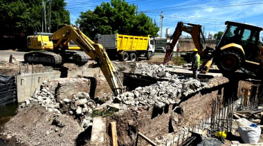 El municipio de Brown activó la histórica obra hidráulica de Burzaco Sur