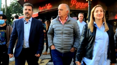 Alejado de Macri, Grindetti se mostró con Ritondo en un acto político en Merlo