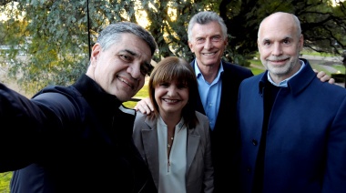 Con la interna de fondo, Macri, Larreta y Bullrich en foto de unidad con Jorge Macri