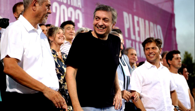 El kicillofismo respondió al llamado de Máximo y se congregó en el PJ en apoyo a Cristina