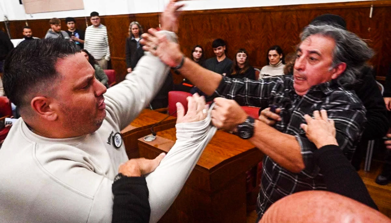 Escándalo en Mar del Plata: un lunes de piñas e insultos en el Concejo Deliberante