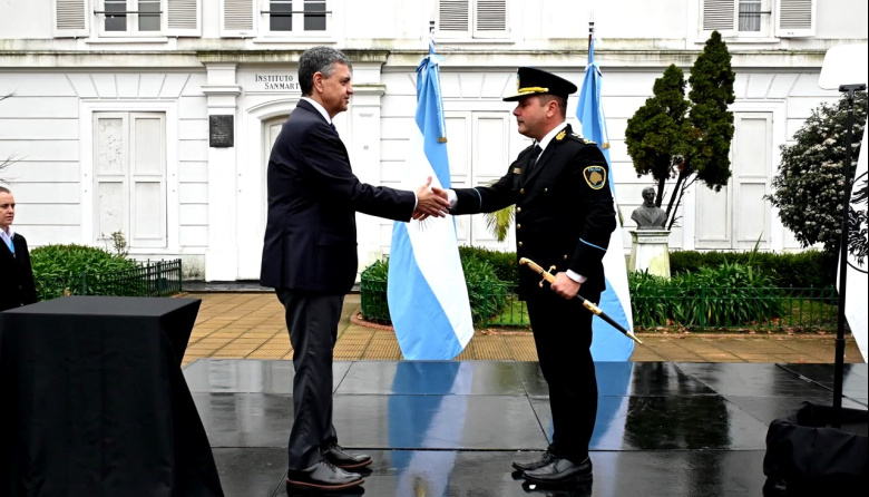 Jorge Macri reconoció a efectivos policiales y habló de "recuperar el orden” en CABA