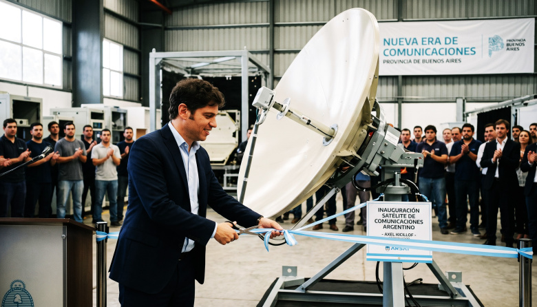 Satélites y drones: el millonario contrato audiovisual de Kicillof en medio del ajuste en salud y obras