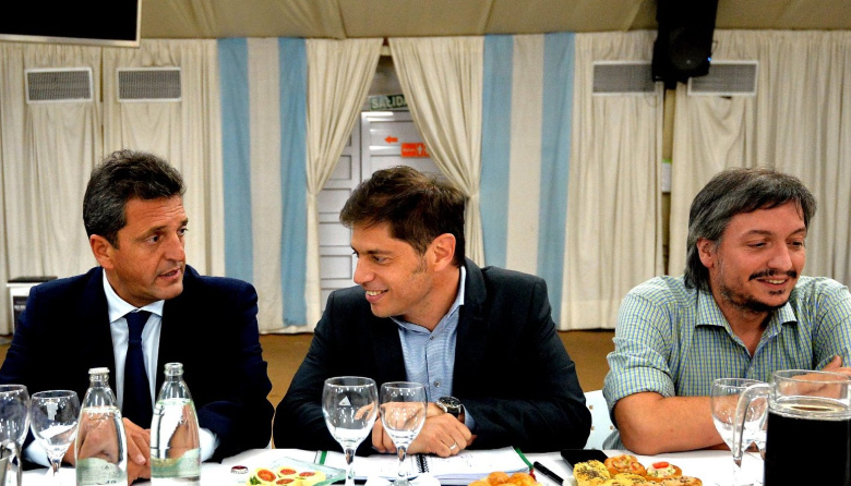Qué dejó la reunión Massa-Máximo-Kicillof: la avanzada anti Milei y defensa de las PASO