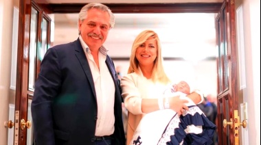 Alberto Fernández y Fabiola Yañez presentaron a su hijo Francisco