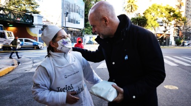 Larreta visitó una de las Ferias de la Ciudad que ofrecen descuentos del 50 por ciento