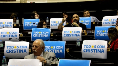 Fuerte apoyo del Frente de Todos a Cristina Kirchner en la Legislatura bonaerense