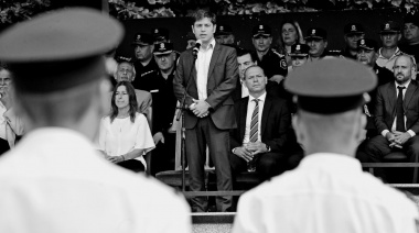 Como es el plan de Kicillof para implementar la Policía Espacial para partidos de fútbol y recitales