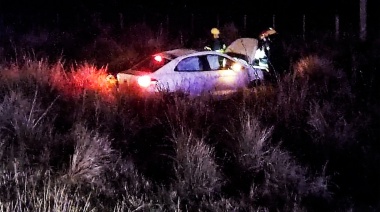 Una diputada radical se accidentó con su auto sobre plena ruta en Ayacucho