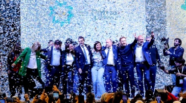 Insaurralde, junto a Massa, Kicillof y Máximo lanzó a Otermín como candidato en Lomas